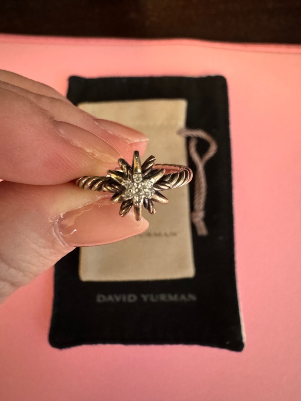 David Yurman Starburst ring - Picture 4 of 5